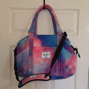 Herschel Supply Company Tie-Dye Pink & Blue Travel Duffel